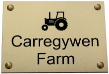 ENGRAVED PLAQUE HOUSE NAME SIGN, business sign, door sign