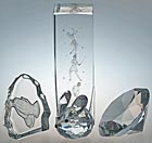 crystal gifts, engraved, clocks, crystal book,