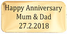 BRASS PLAQUE 50X20mm